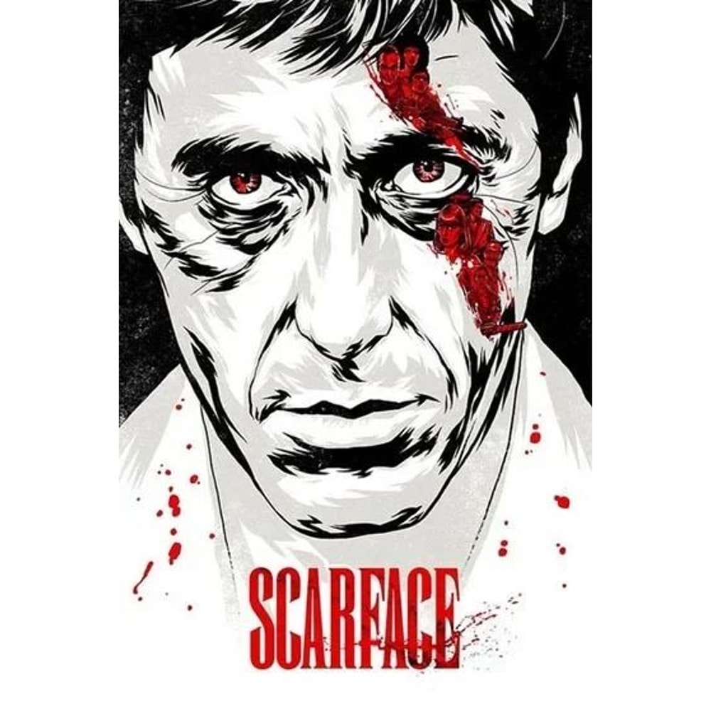 Scarface Poster Canvas Wall Art For Living Room And Bedroom Decor 7