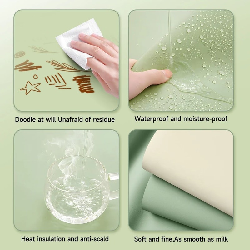 SoftShield Kitchen Counter Mat Waterproof HeatResistant Table Protector 4