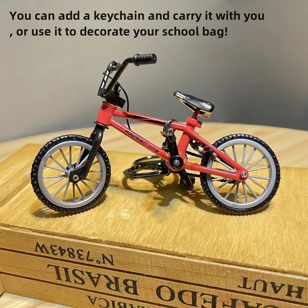 Vintage Bike Replica Metal Alloy Miniature Bicycle Model Decor 3