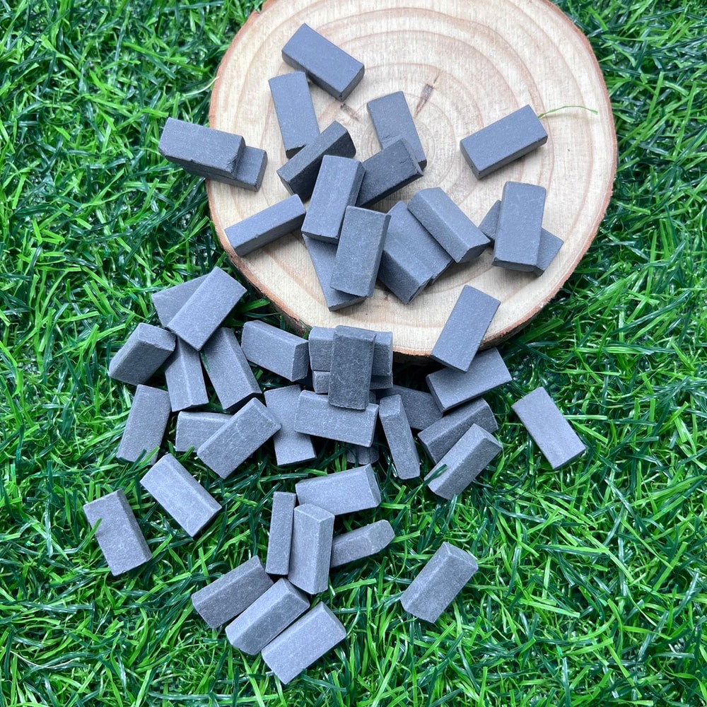 100Piece Mini Clay Bricks For Dollhouse Decor Dioramas Architecture Models 8