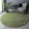 UltraSoft Round Velvet Rug Modern Coral Plush Carpet For Living Room Kids Play 0