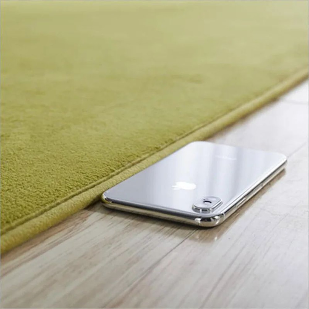 UltraSoft Round Velvet Rug Modern Coral Plush Carpet For Living Room Kids Play 4