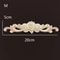 Vintage Rose Carved Wood Onlay Appliques For Furniture Decor 0