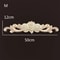 Vintage Rose Carved Wood Onlay Appliques For Furniture Decor 3