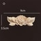 Vintage Rose Carved Wood Onlay Appliques For Furniture Decor 5