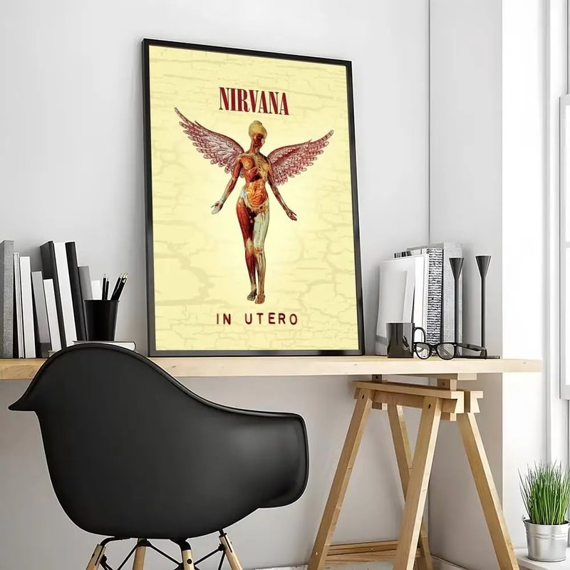 Nirvana Canvas Wall Art Poster For Bedroom Dorm Music Room Decor 10