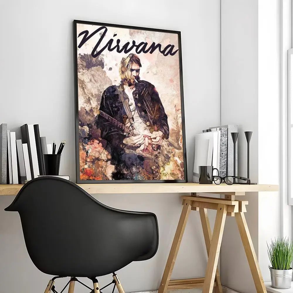 Nirvana Canvas Wall Art Poster For Bedroom Dorm Music Room Decor 12