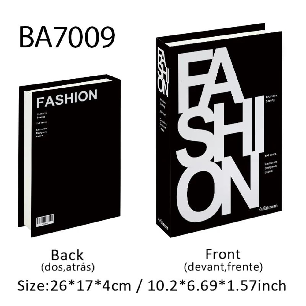 Luxury Decorative Fake Books Storage Box For Coffee Table Decor 8