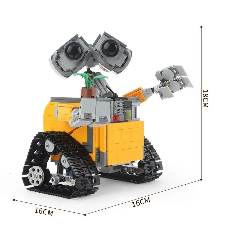WallE Building Set Robot Model Kit 687PCS DIY Collectible Figure 5