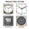 Silent Quartz Wall Clock 8 Inch For Kitchen Bedroom Living Room 2
