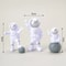 4Piece Astronaut Figurine Set Resin Space Decor Statues For Desk Shelf And Kids Room 15