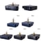 SilentSweep Quartz Clock Movement Replacement Kit With Long Shaft Hands 0