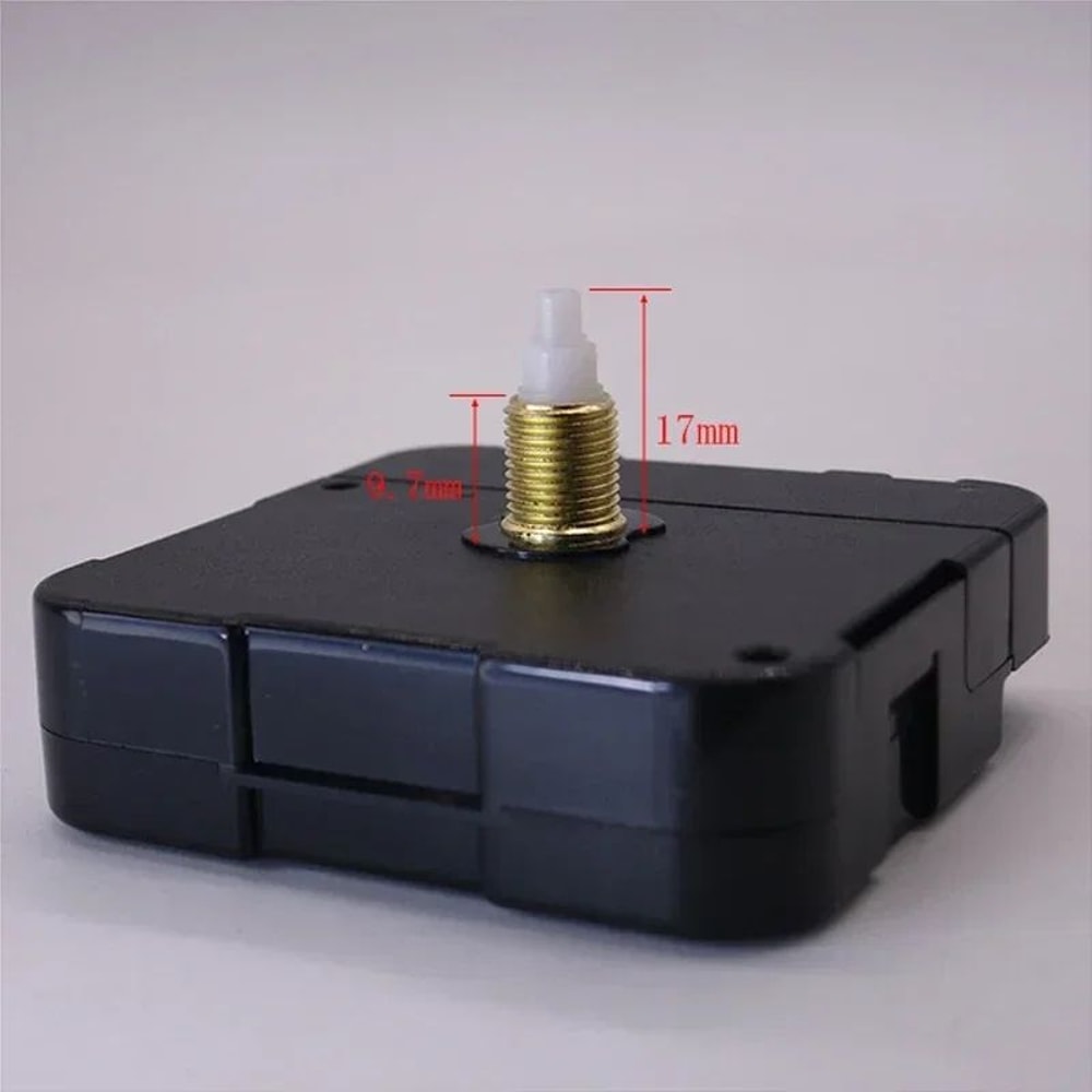 SilentSweep Quartz Clock Movement Replacement Kit With Long Shaft Hands 2