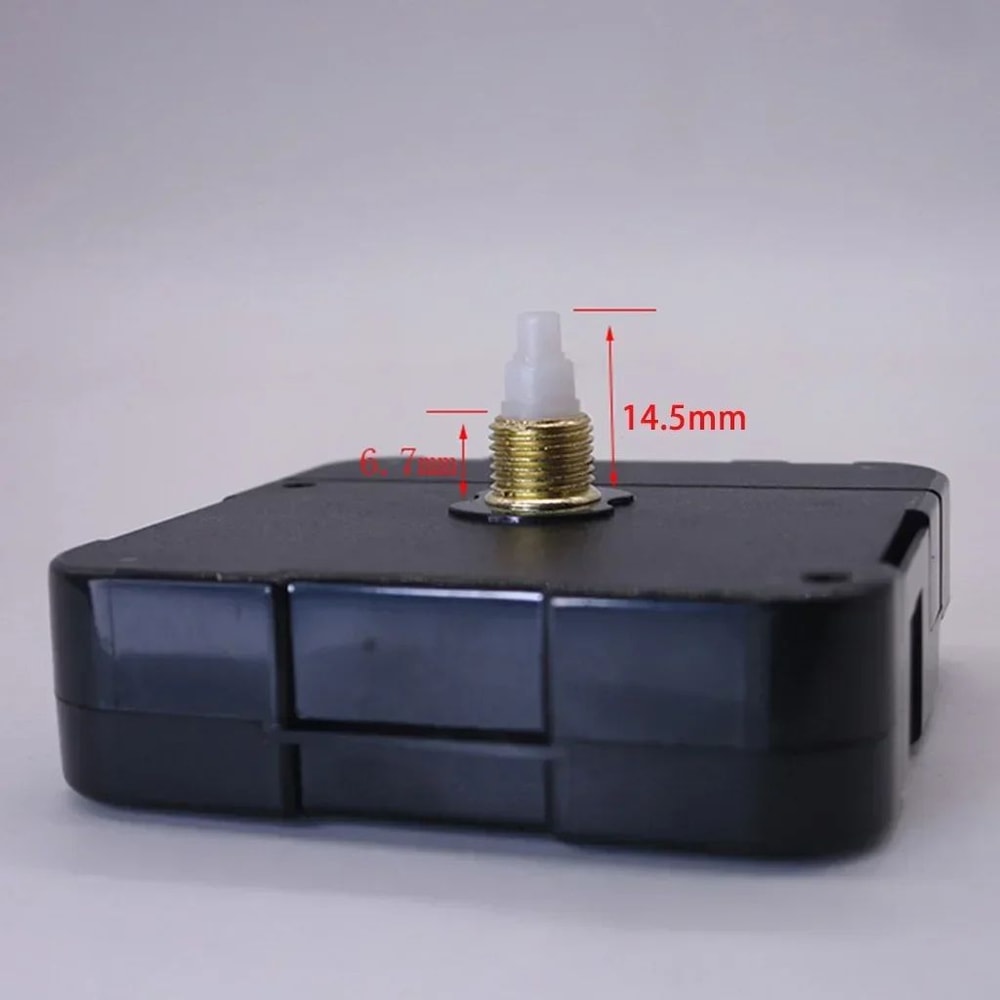 SilentSweep Quartz Clock Movement Replacement Kit With Long Shaft Hands 3