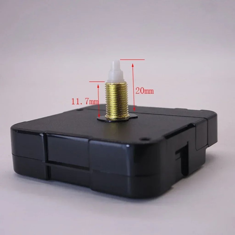 SilentSweep Quartz Clock Movement Replacement Kit With Long Shaft Hands 4