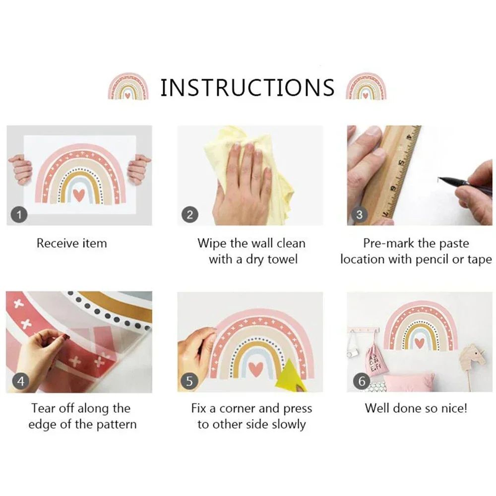 Hot Air Balloon Animals Nursery Wall Decal Peel And Stick Kids Room Decor 3