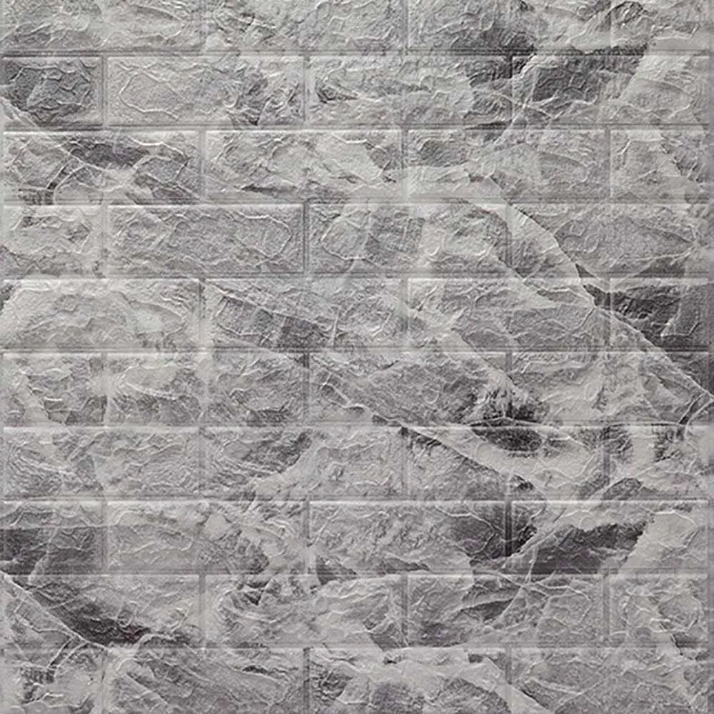 3D Brick Wall Sticker Panels Self Adhesive Peel And Stick Foam Wall Decor 4