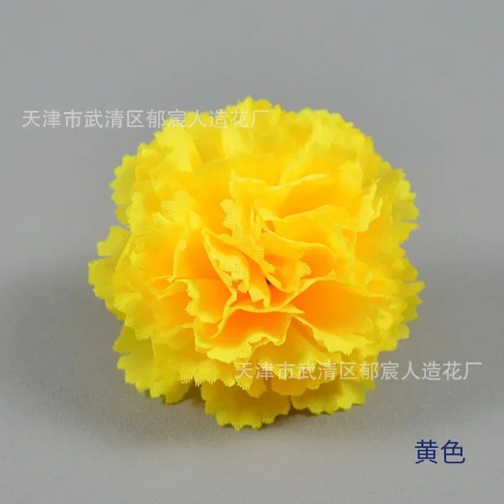 Artificial Marigold Flowers For Day Of The Dead And Diwali Decor 30pcs 8