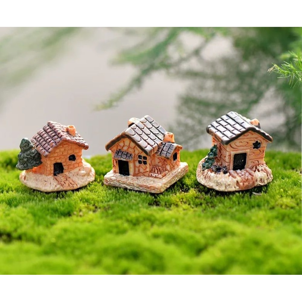 Enchanted Mini Fairy Garden Accessories Set For Dollhouse And Terrarium Decor 0