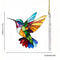Colorful Hummingbird Suncatcher Acrylic Window Hanging Decor 1