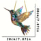 Colorful Hummingbird Suncatcher Acrylic Window Hanging Decor 5
