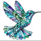Colorful Hummingbird Suncatcher Acrylic Window Hanging Decor 6