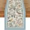 Blue Bird Blossom Floral Table Runner For Dining Tables And Weddings 0