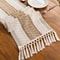 Boho Macrame Table Runner With Tassels For Farmhouse Table Decor 0