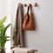Minimalist Wooden Wall Hooks For Entryway Keys Coats And Towels 1