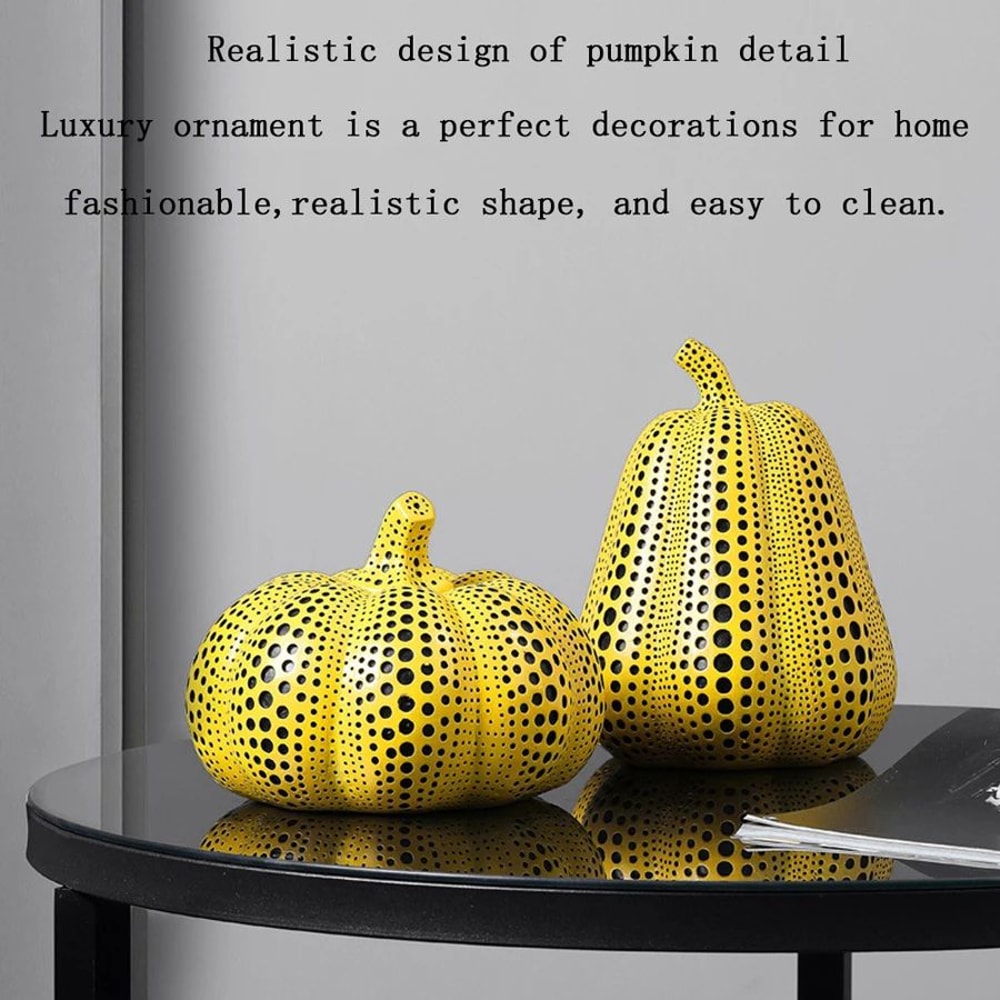 Whimsical Owl Pumpkin Figurine Owl Decor Pumpkin Ornament Funny Animal Desktop Sculpture 3
