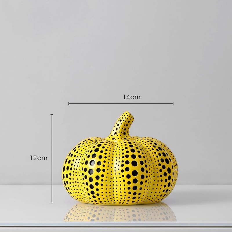 Whimsical Owl Pumpkin Figurine Owl Decor Pumpkin Ornament Funny Animal Desktop Sculpture 8