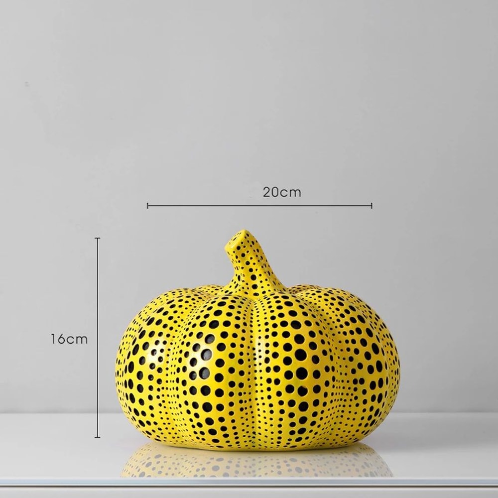 Whimsical Owl Pumpkin Figurine Owl Decor Pumpkin Ornament Funny Animal Desktop Sculpture 9