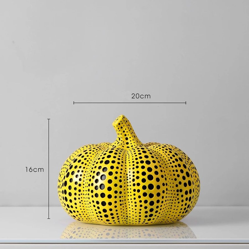 Whimsical Owl Pumpkin Figurine Owl Decor Pumpkin Ornament Funny Animal Desktop Sculpture 9