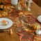 Autumn Maple Leaf Table Runner Rustic Farmhouse Thanksgiving Table Decor 1