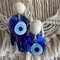 Handcrafted Blue Evil Eye Wall Hanging Protection Charm Decor 4