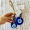 Handwoven Evil Eye Wall Hanging Nazar Protection Decor 3
