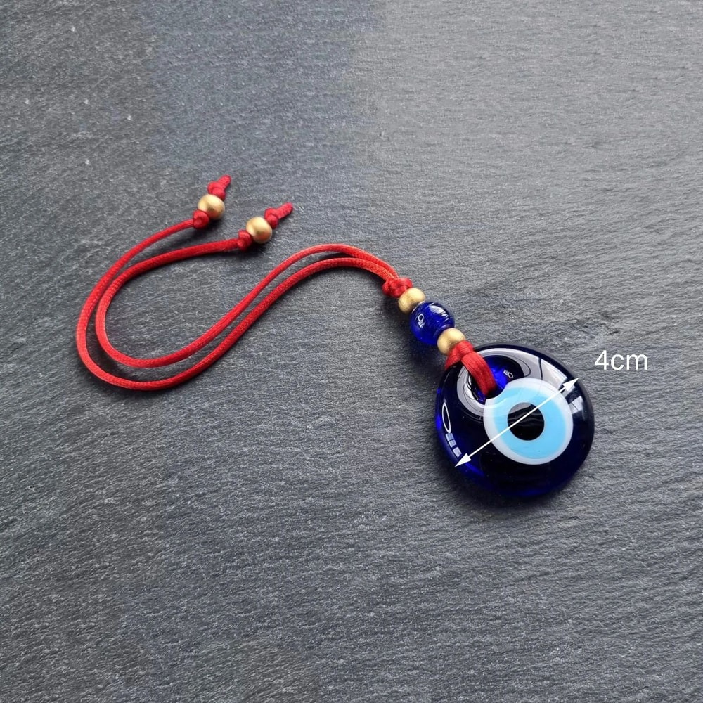 Handwoven Evil Eye Wall Hanging Nazar Protection Decor 7