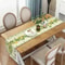 Lemon Blossom Linen Table Runner For Spring Dining And Dresser Decor 3