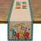Purim Linen Table Runner Festive Jewish Holiday Table Decor For Elegant Celebrations 0