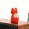 HandCarved Solid Wood Fox Figurine For Desk And Home Decor 2