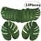12Piece Artificial Tropical Palm Leaves For Luau Party Decorations And Home Decor 0