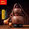 Natural Gourd Wine Flask Portable Handcrafted Drinking Gourd Bottle For Outdoor Spirits 6