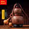 Natural Gourd Wine Flask Portable Handcrafted Drinking Gourd Bottle For Outdoor Spirits 8