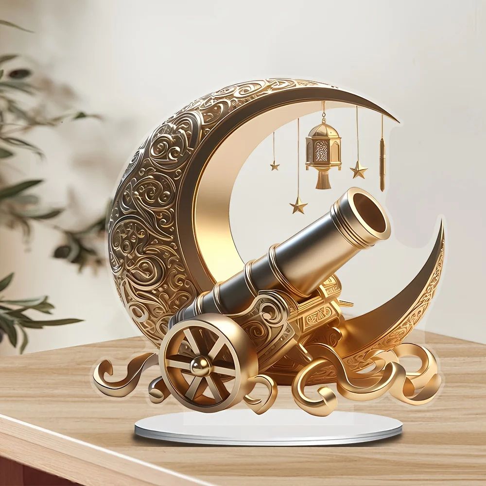 Moon Lantern Acrylic Desk Decor For Ramadan And Eid 2