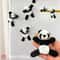 Kawaii Panda Figurines Set Cute Desk Decor Animal Shelf Decor Collection 7