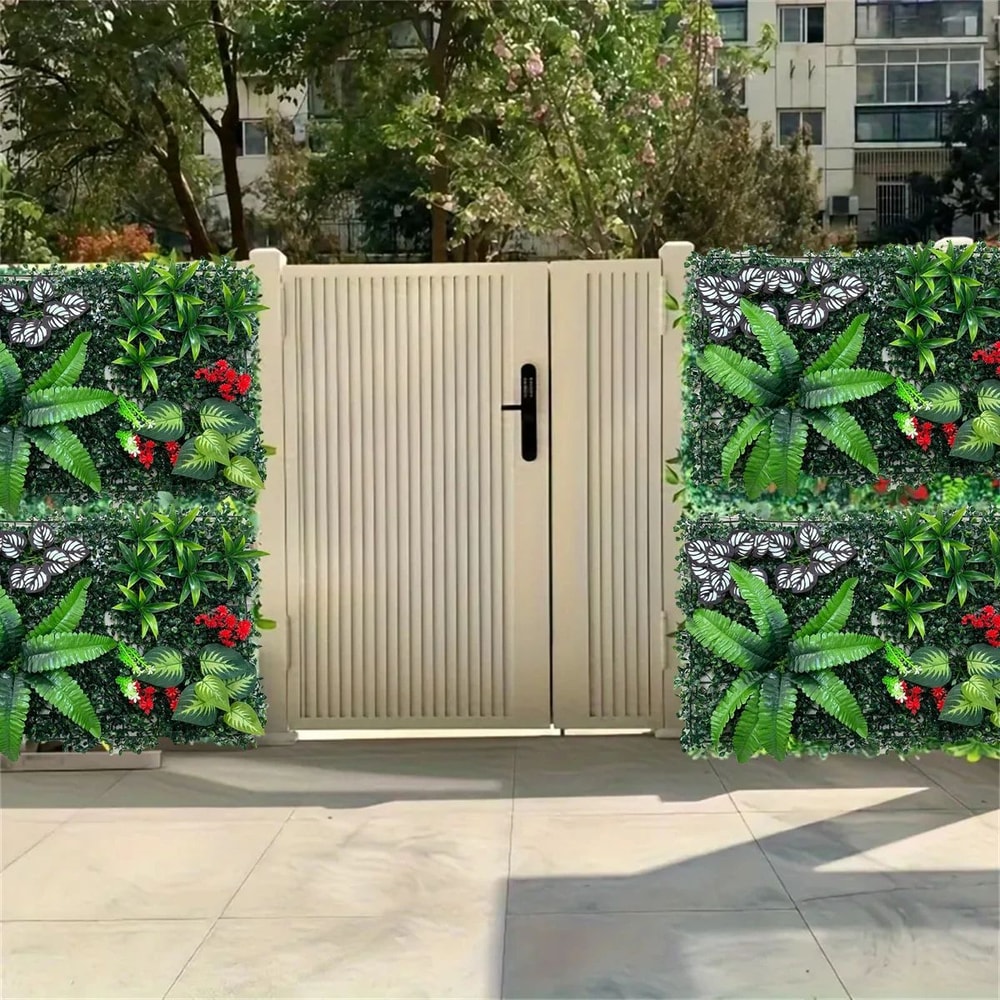 LushScape Artificial Plant Wall Panel For Indoor Outdoor Decor 1