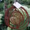 Rustic Metal Spiral Weather Vane Hanging Wind Spinner Decor 1