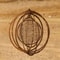 Rustic Metal Spiral Weather Vane Hanging Wind Spinner Decor 5