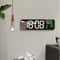 9Inch Large Digital Wall Clock With Temperature Humidity Display Night Mode And Snooze 3