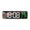 9Inch Large Digital Wall Clock With Temperature Humidity Display Night Mode And Snooze 6